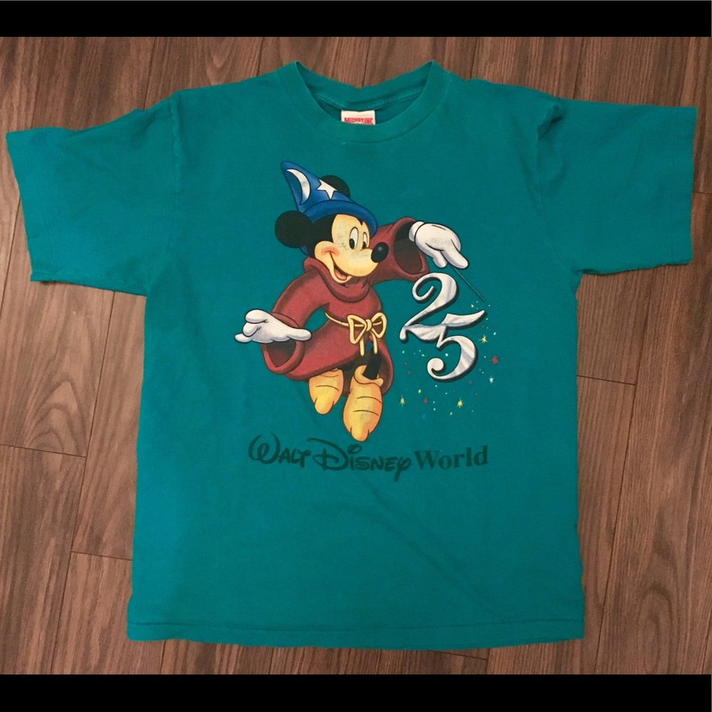 Disney Mickey Mouse WDW 25th Anniversary T Shirt